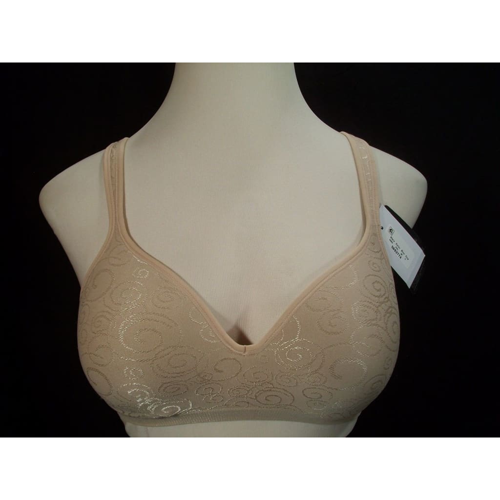 Bali Women's Comfort Revolution Wireless Bra 3463 White - 38C