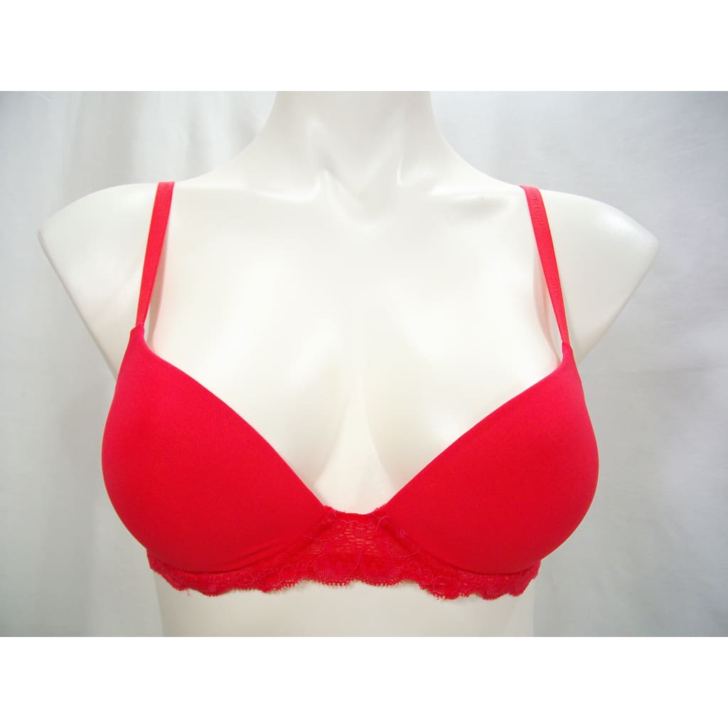 Calvin Klein F2597 Perfectly Fit Lace Trim Underwire Push Up
