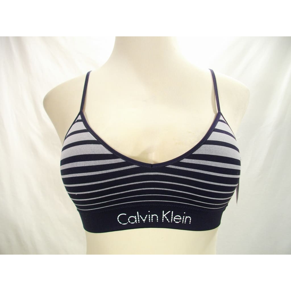 calvin klein striped bralette