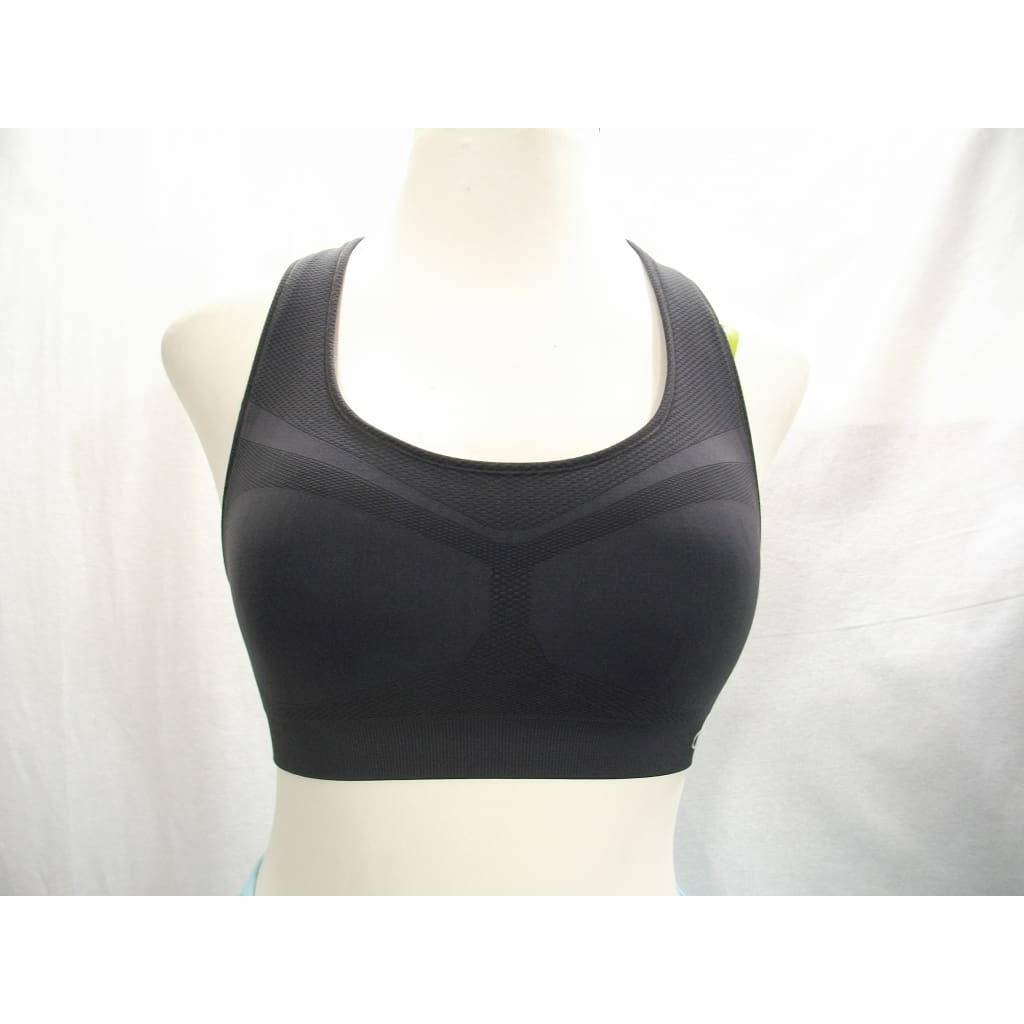 Champion 2900 Freedom Seamless Wire Sports Bra Small Black for sale online