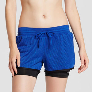 champion 2 in 1 shorts