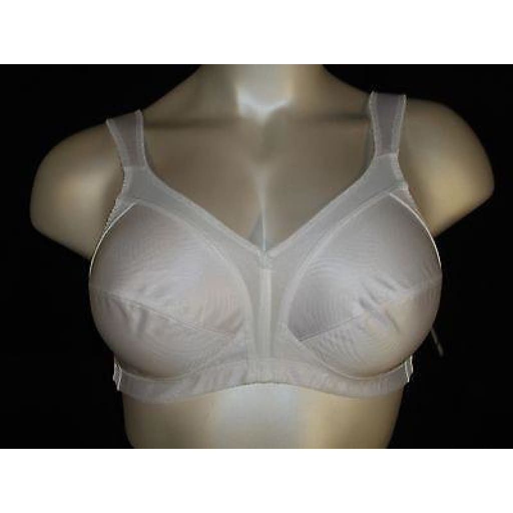 Exquisite Form 2558 Jacquard Satin Divided Cup Wire Free Bra