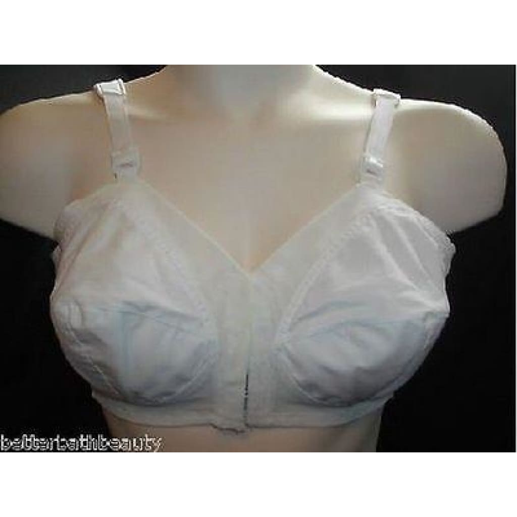 Exquisite Form 530 Front Close Wire Free Bra 48D White