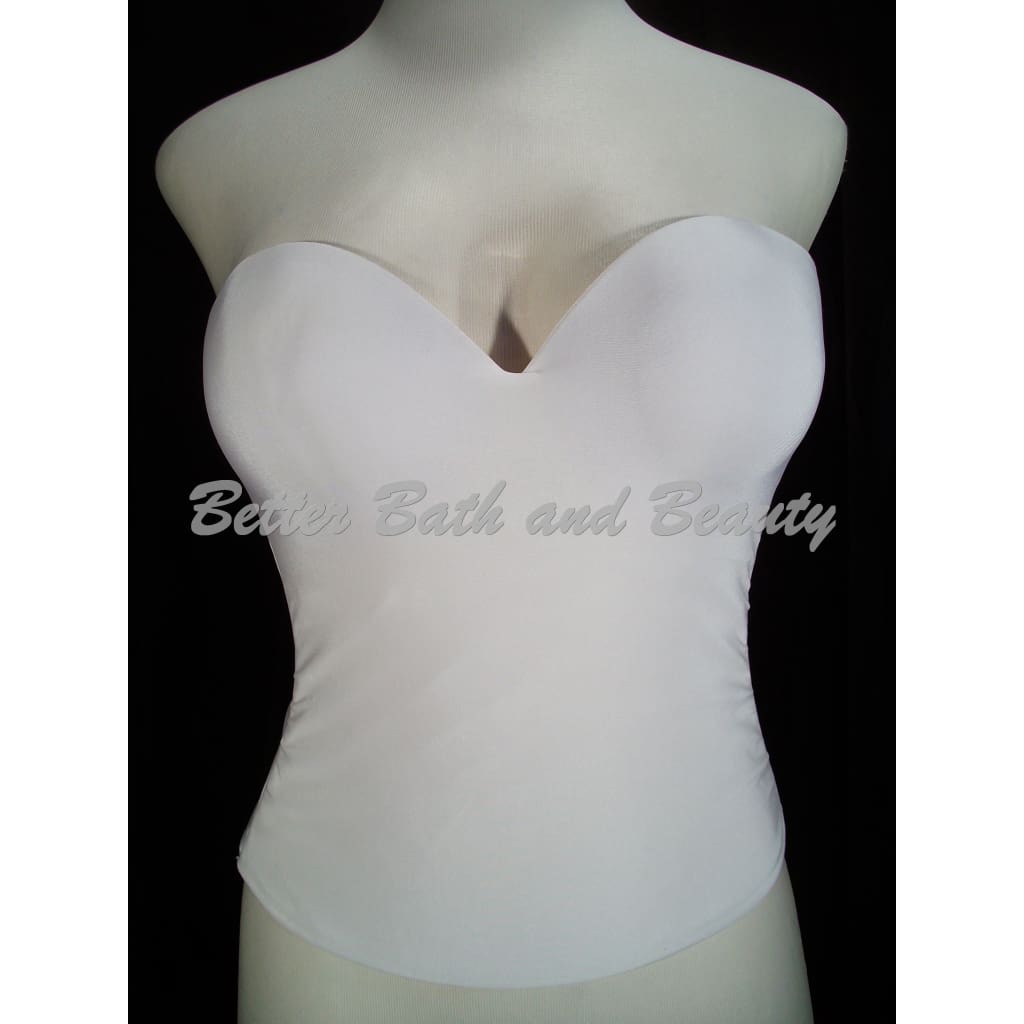 Felina Essentials Seamless Hidden UW Strapless Bridal Bustier Bra Nude NWT  7643