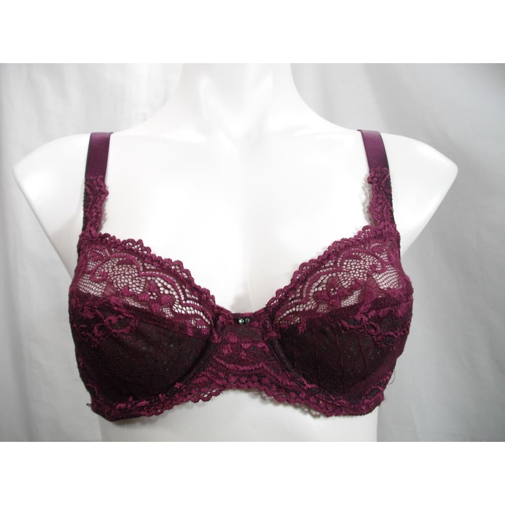 Triumph Sheer Lace Underwire Bra -Black - Plaza Lady Salon