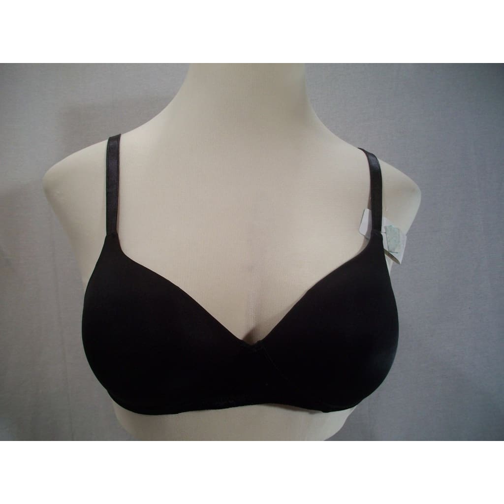 Hanes G342 Wire Free T-Shirt Bra 36B Black NWT