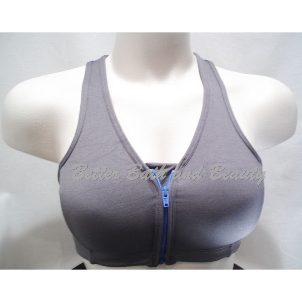 Hanes G469 HC32 Wire Free Zip Front Vented Back Sports Bra