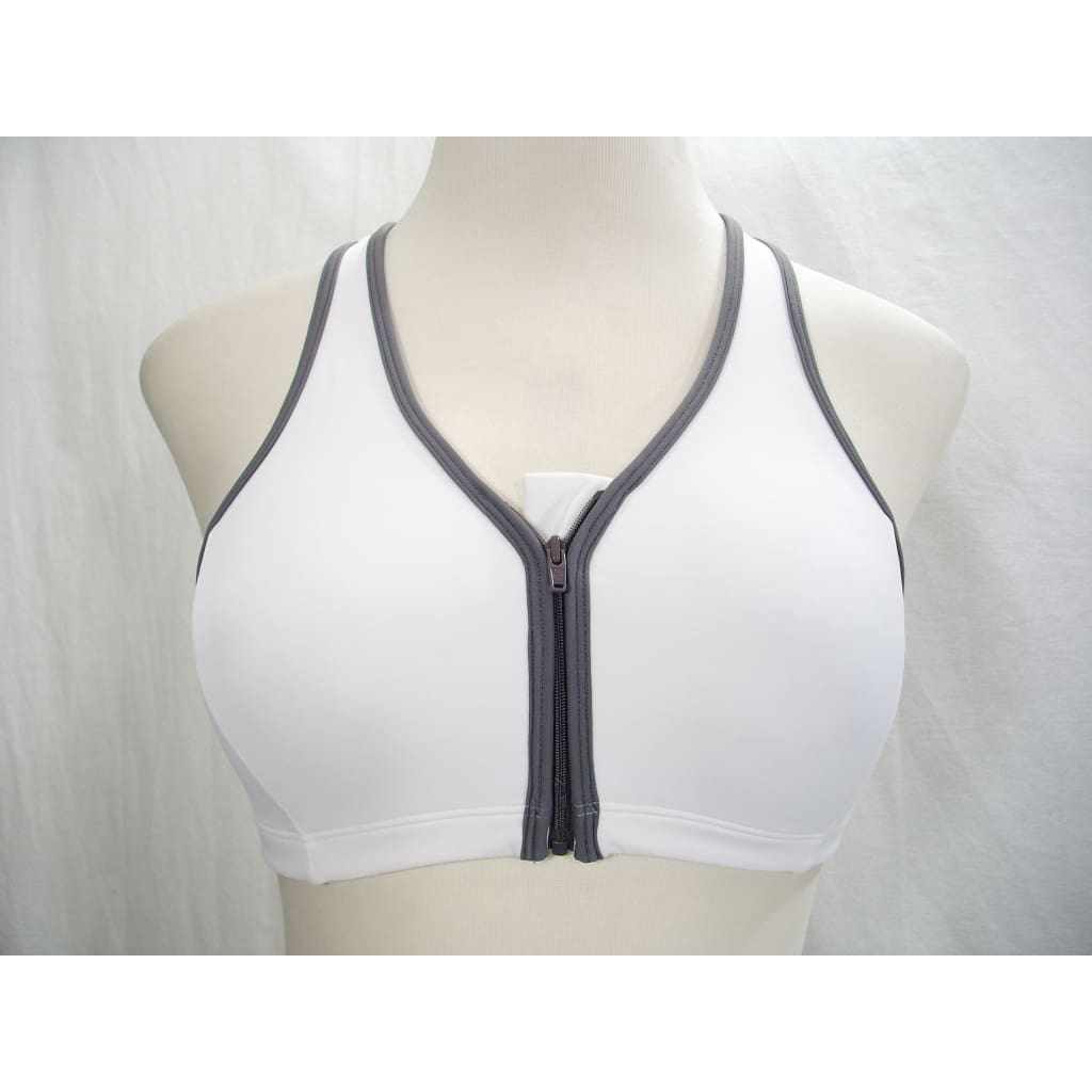 Hanes G469 HC32 Wire Free Zip Front Vented Back Sports Bra