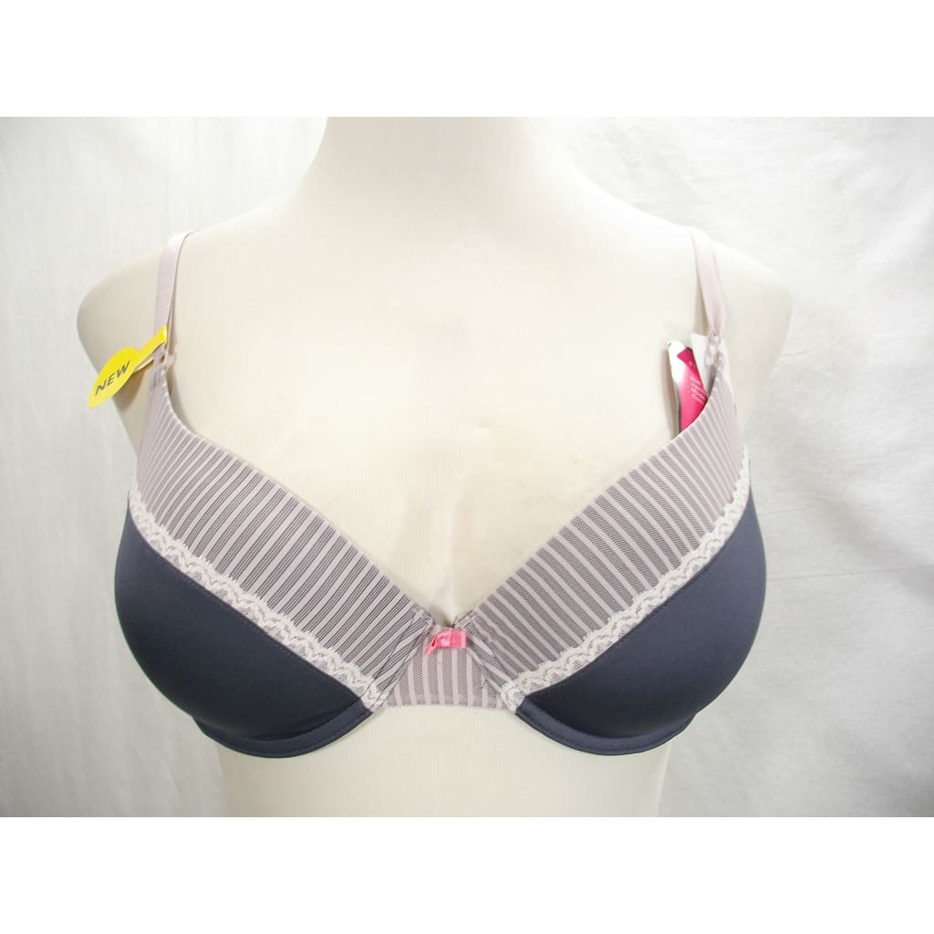 Lily of France 2175257 French Charm Underwire Bra 32A Gray 