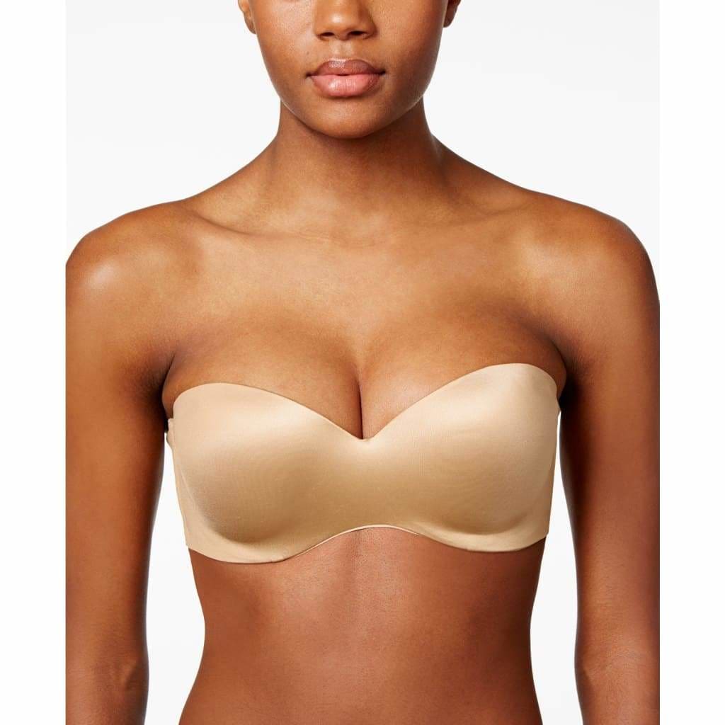 Maidenform Ultimate Stay Put Strapless Bra Size 34D Nude Power Band NEW NWT