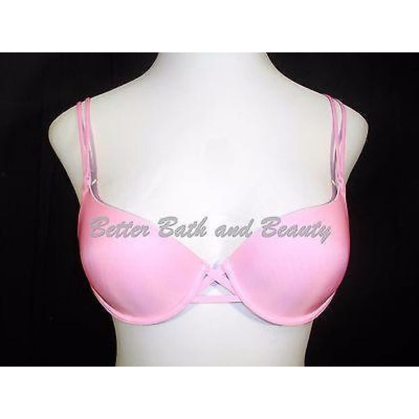 pink underwire bra