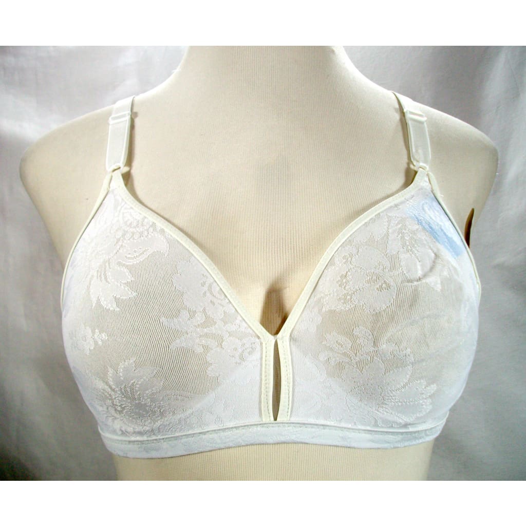 Exquisite Form 530 Front Close Wire Free Bra 40B White NEW