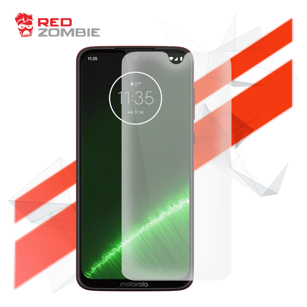 Moto G7/G7 Plus - Tempered Glass Screen Red Zombie