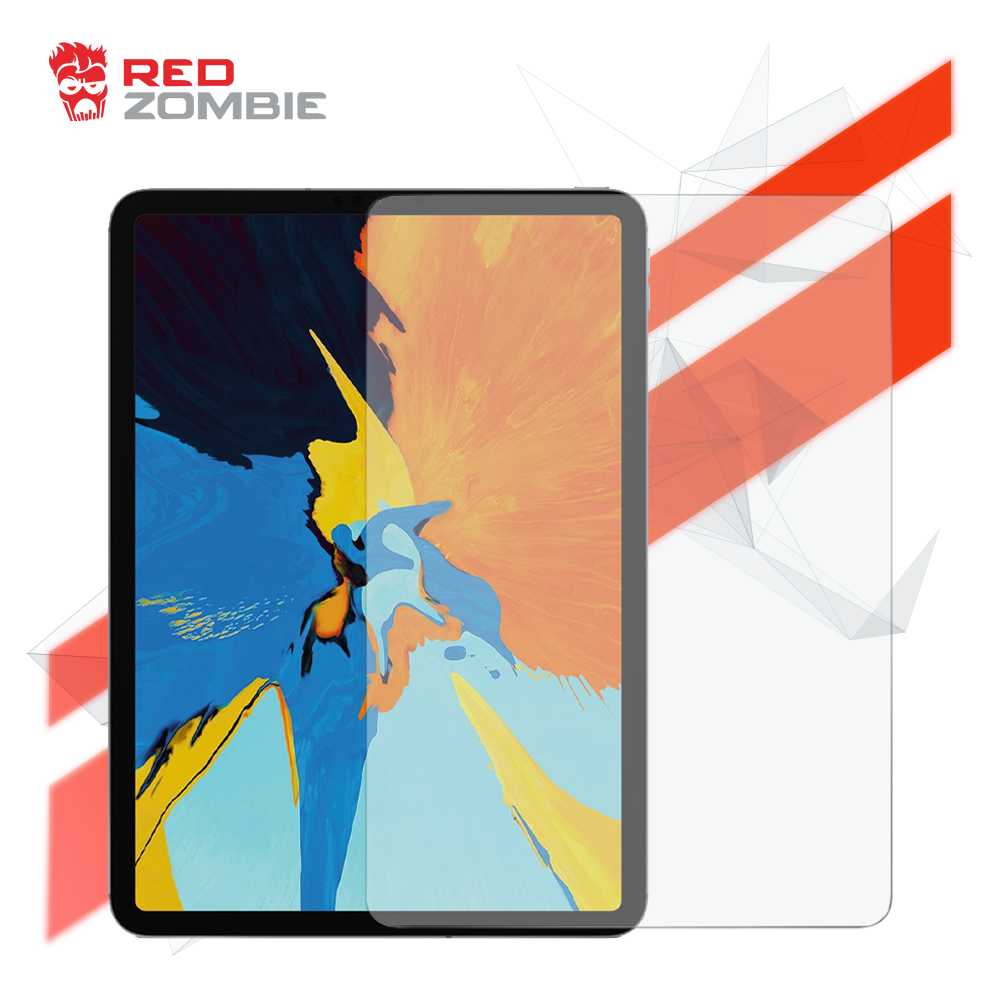 Apple iPad Pro 11" Premium Glass Screen Protector Red Zombie