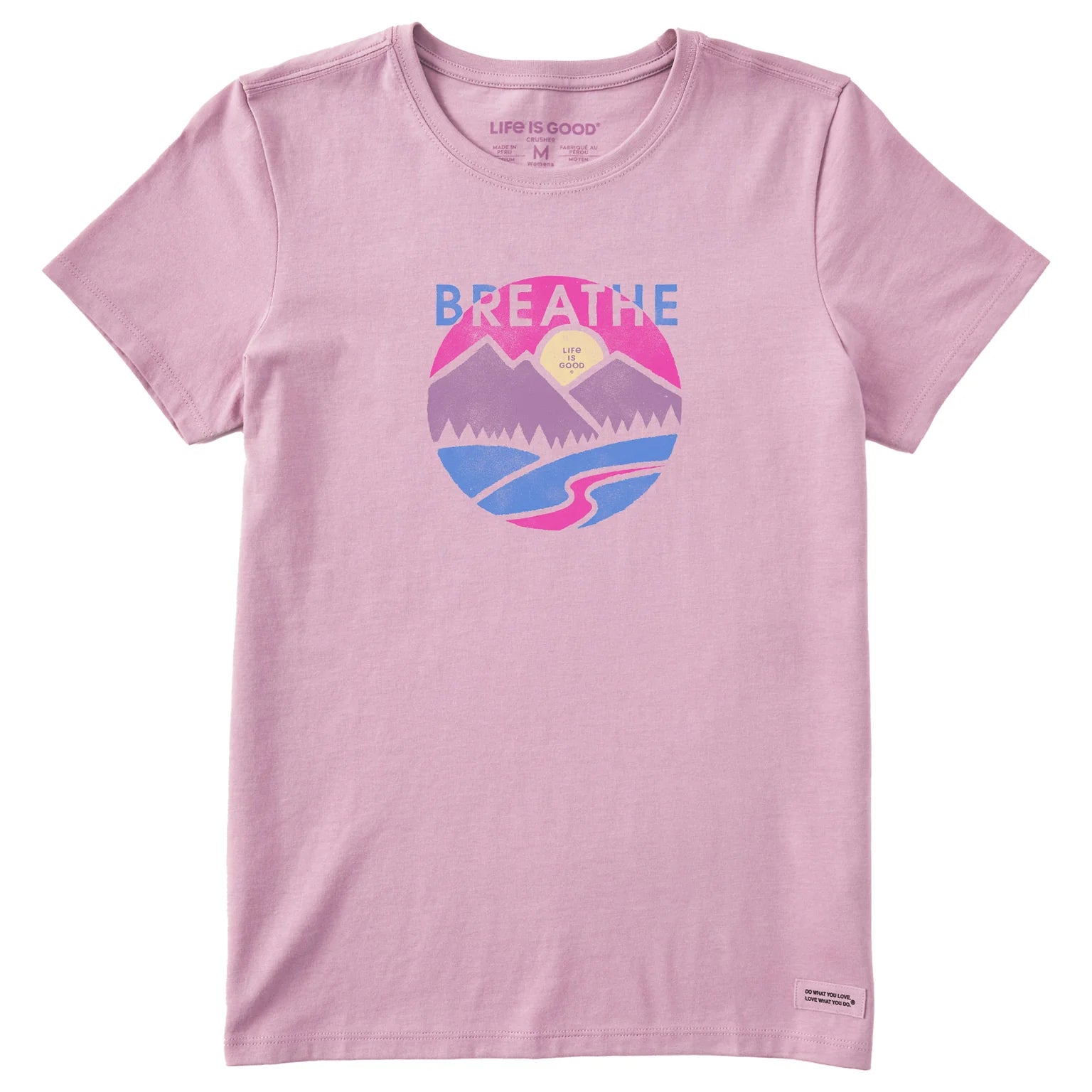 Women's Breathe in the Mountains Short Sleeve Crusher Tee