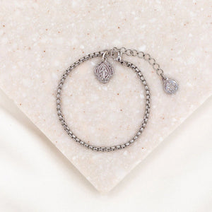 Miraculous Marian Consecration Bracelet- Silver - Gold Rush Diamonds & Boutique