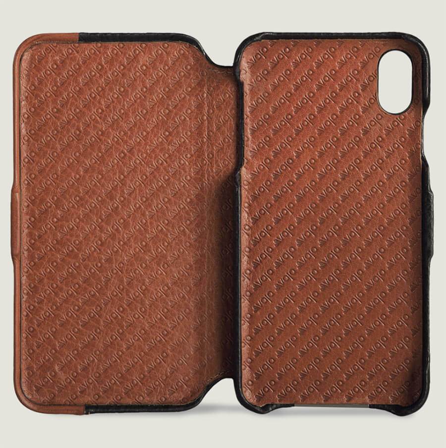 Folio Lp Iphone Xs Max Leather Case Vaja Europe