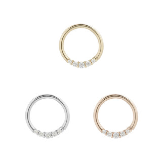 Seam Ring Hoop 14K Gold or Platinum – FreshTrends