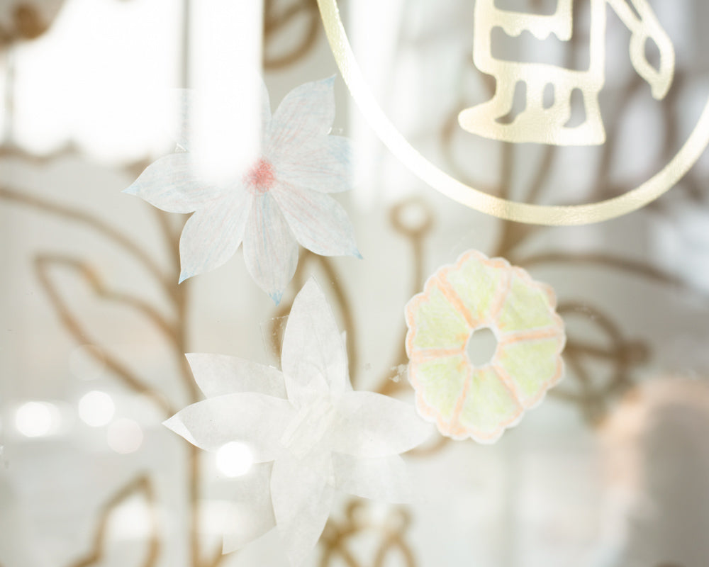 flowers on the window