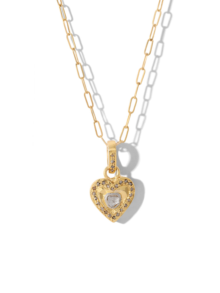 Vanessa Mooney - The Jaclyn Diamond Heart Necklace - Necklaces ...