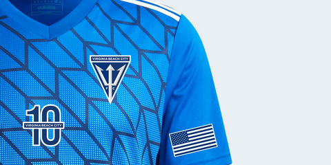 Virginia Beach City FC 10th Anniversary Jersey