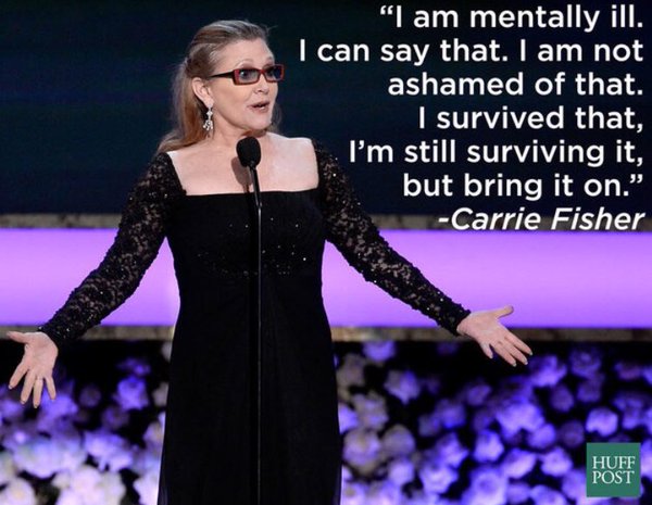 Carrie Fisher - Huffpost - Mental Illness