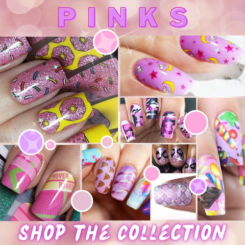 PINK Nail Wraps || SHOP by color palette GUIDE
