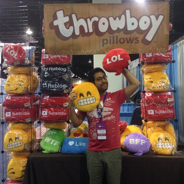 Throwboy Pillows Booth