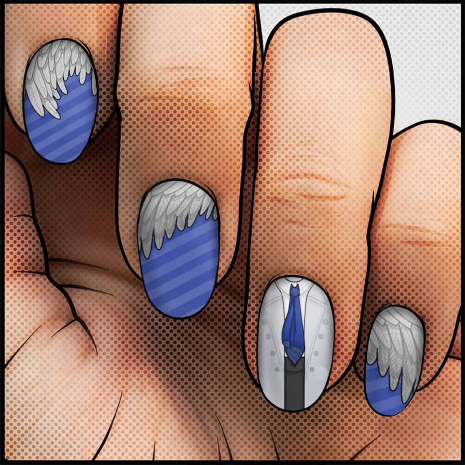 Seraph ✦ Nail Wrap ✦ 22-tip Set