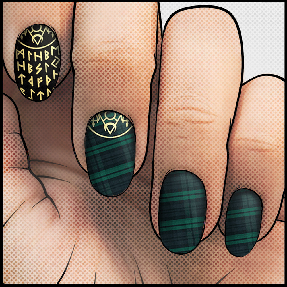 We Invoke Thee ✦ Nail Wrap ✦ 22-tip Set