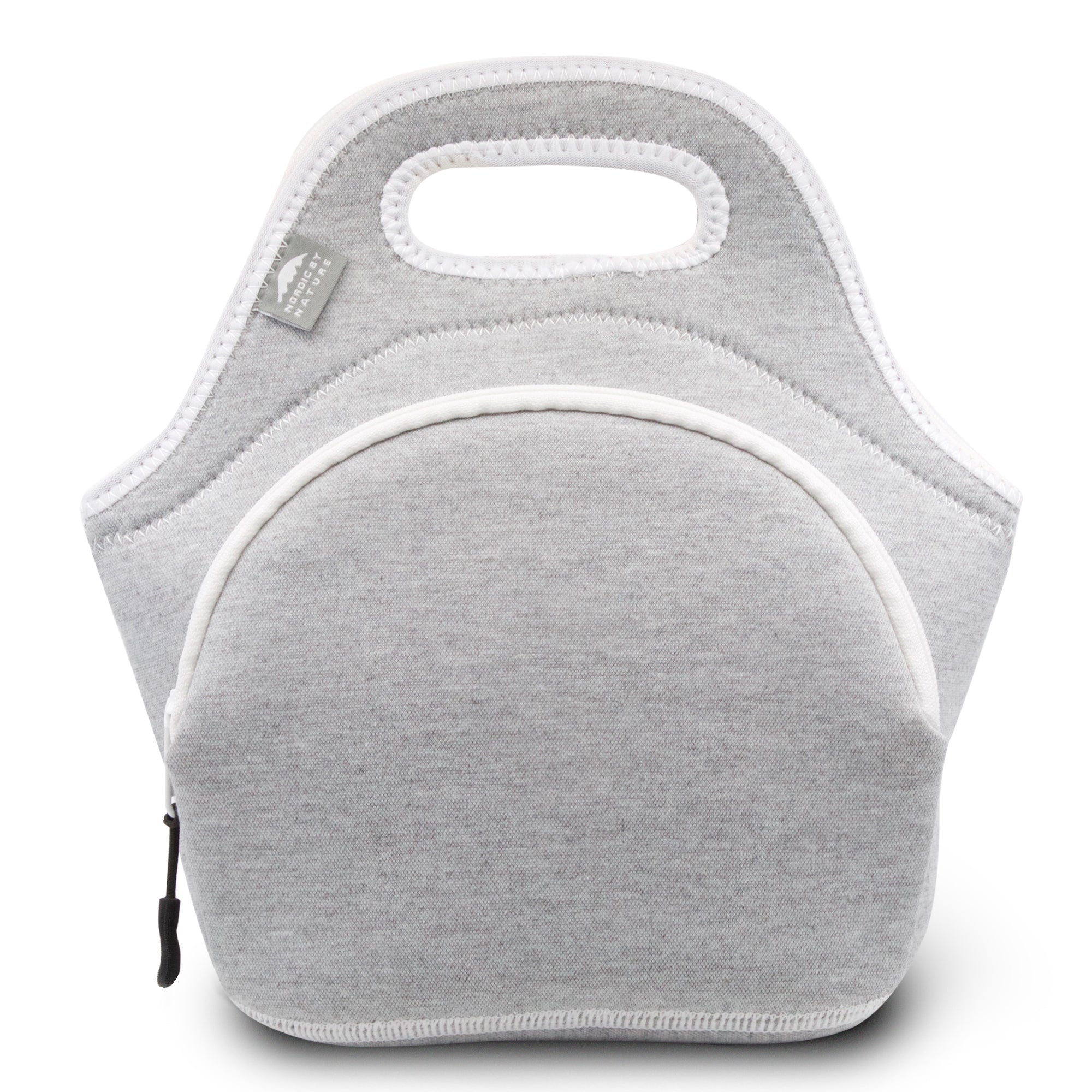 gray lunch bag