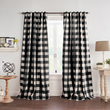 Farmhouse Living Collection, Grainger Collection, Oversized buffalo check, Black and White, Farmhouse Living Room Style 