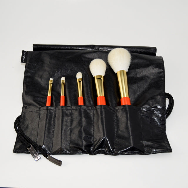 Estuche Brochas - Makeup Classic Black - 5uds