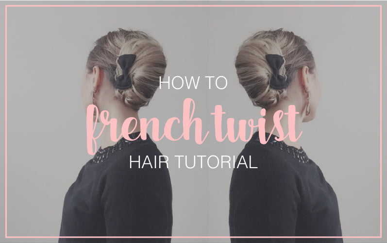 Messy French Twist Updo Tressmerize