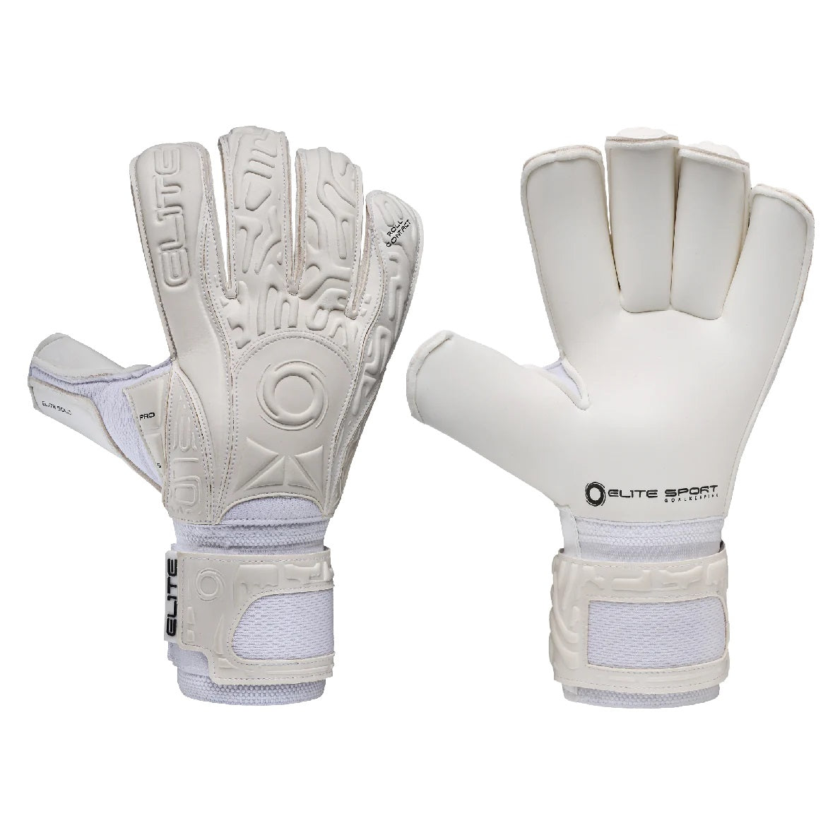 Elite Sport Solo Goalkeeper Gloves White