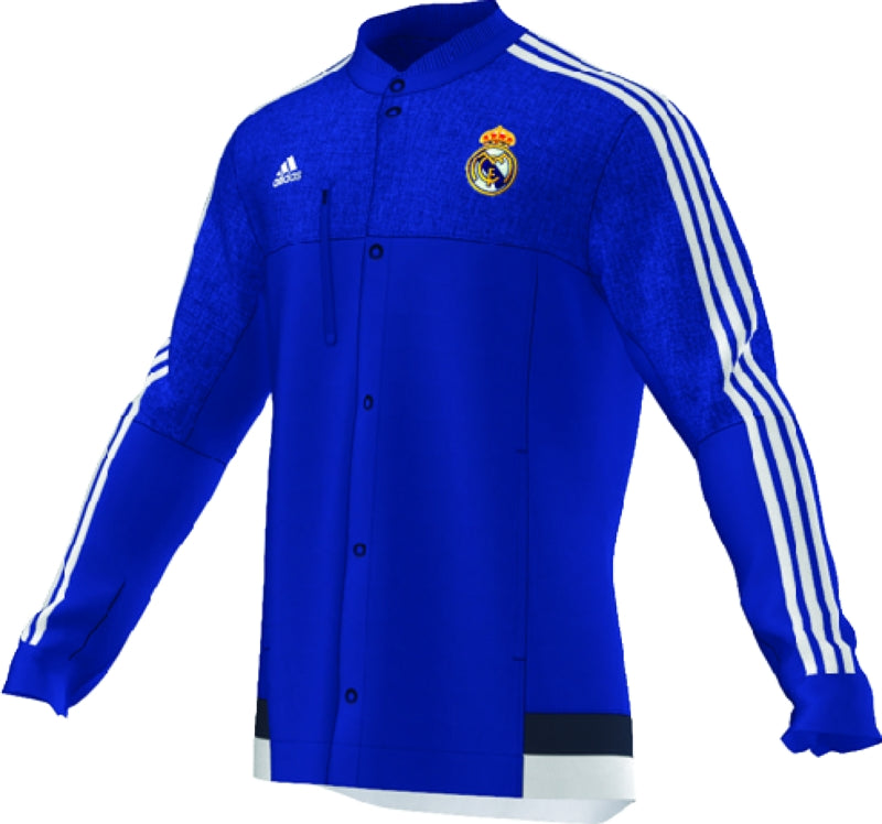 adidas Real M Anth Jkt Blue/White