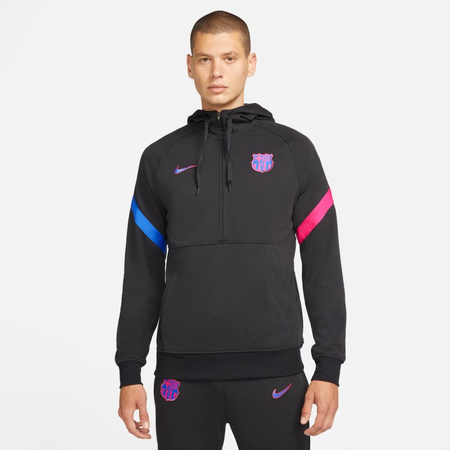 Nike FC Barcelona Men's 1/2-Zip Hoodie