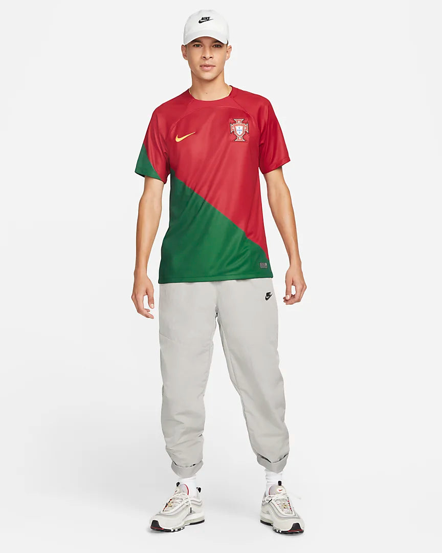 Nike Men's Portugal Stadium Home Jersey 22