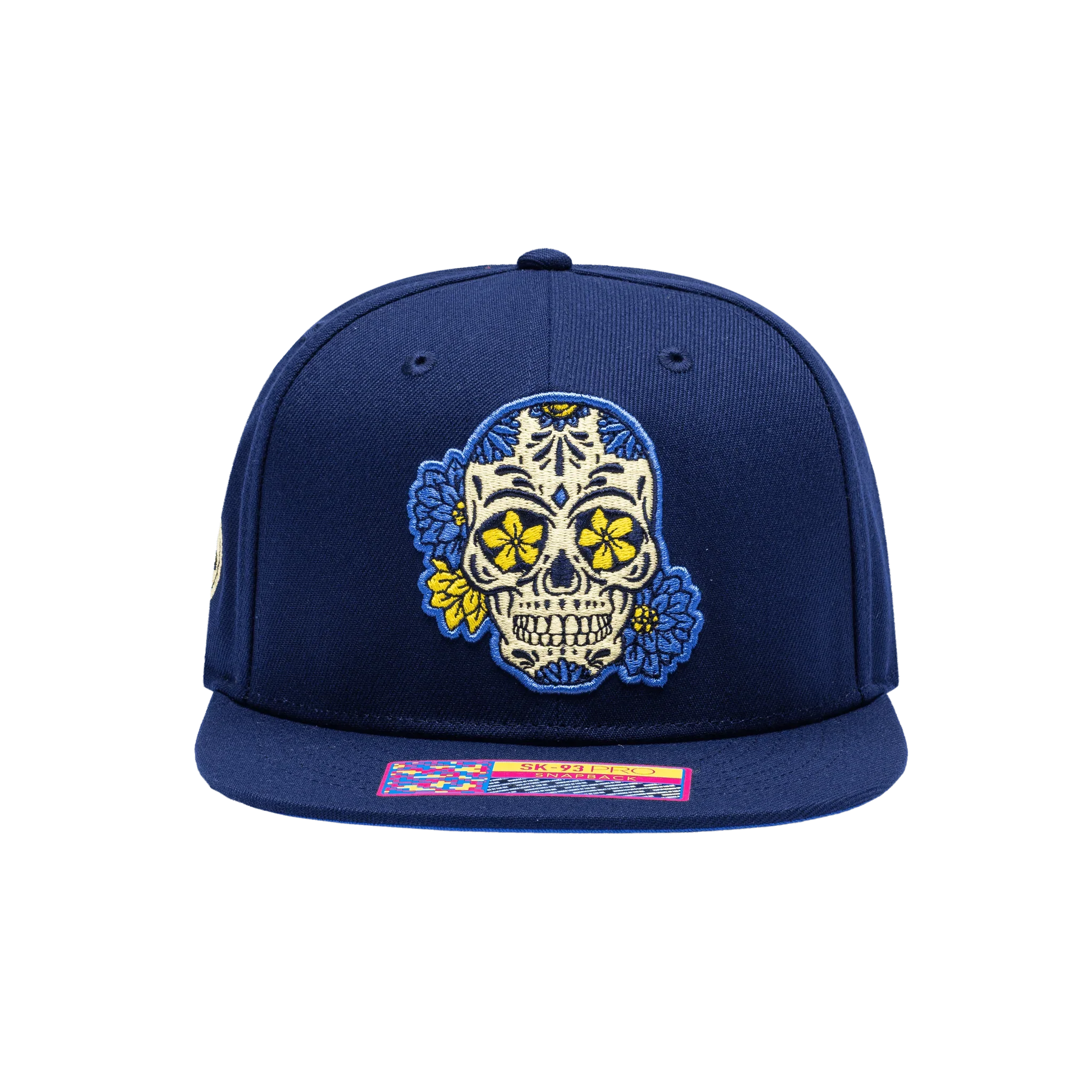 Fan Ink Club America ¿Me Da Mi Calaverita? a Snapback Hat Navy