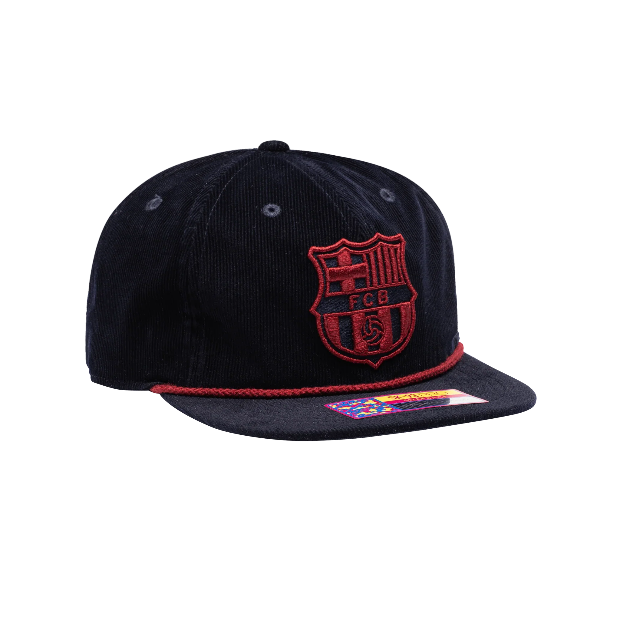 Fan Ink FC Barcelona Snow Beach Adjustable Hat Black