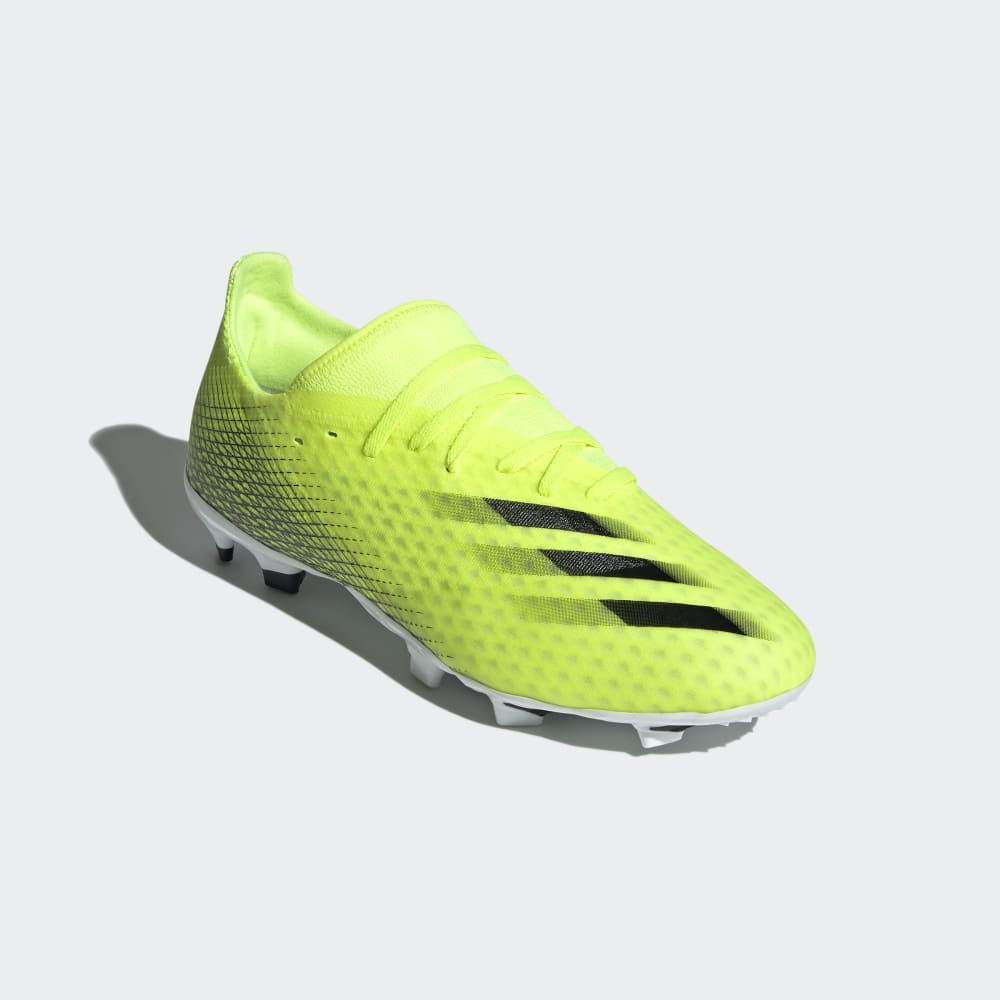 adidas X Ghosted 3 FG Firm Ground Football Boots Bright Yellow/Black/White