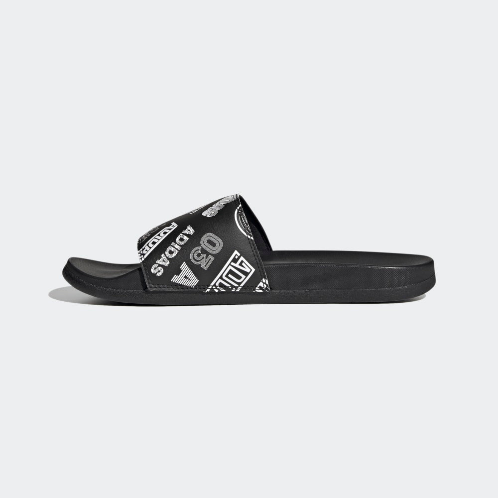 adidas Adilette Comfort Core Black/White