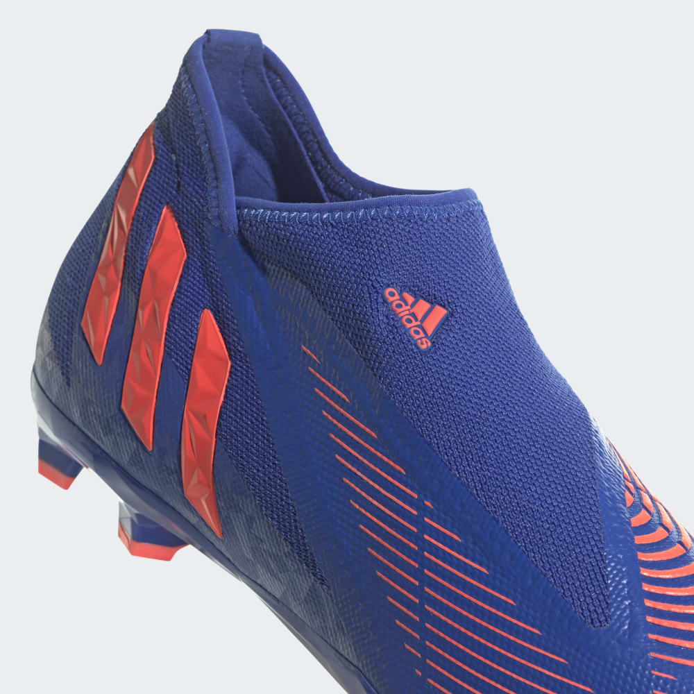 adidas Predator EDGE Laceless FG Firm Ground Football Boots Blue/Turbo