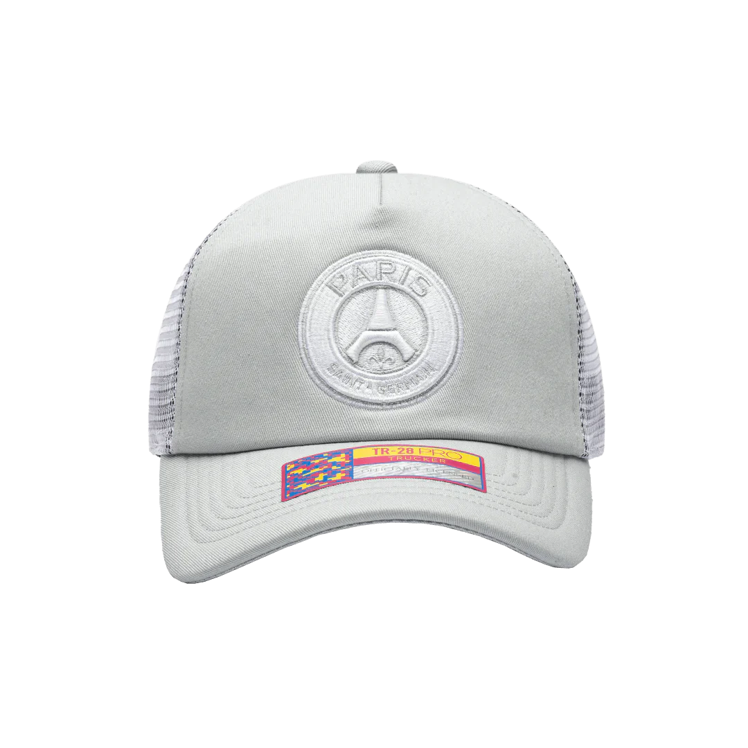 Fan Ink Paris Saint-Germain Fog Trucker Hat Grey