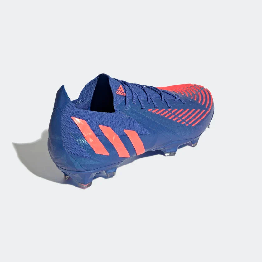 adidas Predator Edge 1 Low FG Firm Ground Football Boots Hi-Res Blue / Turbo / Hi-Res Blue