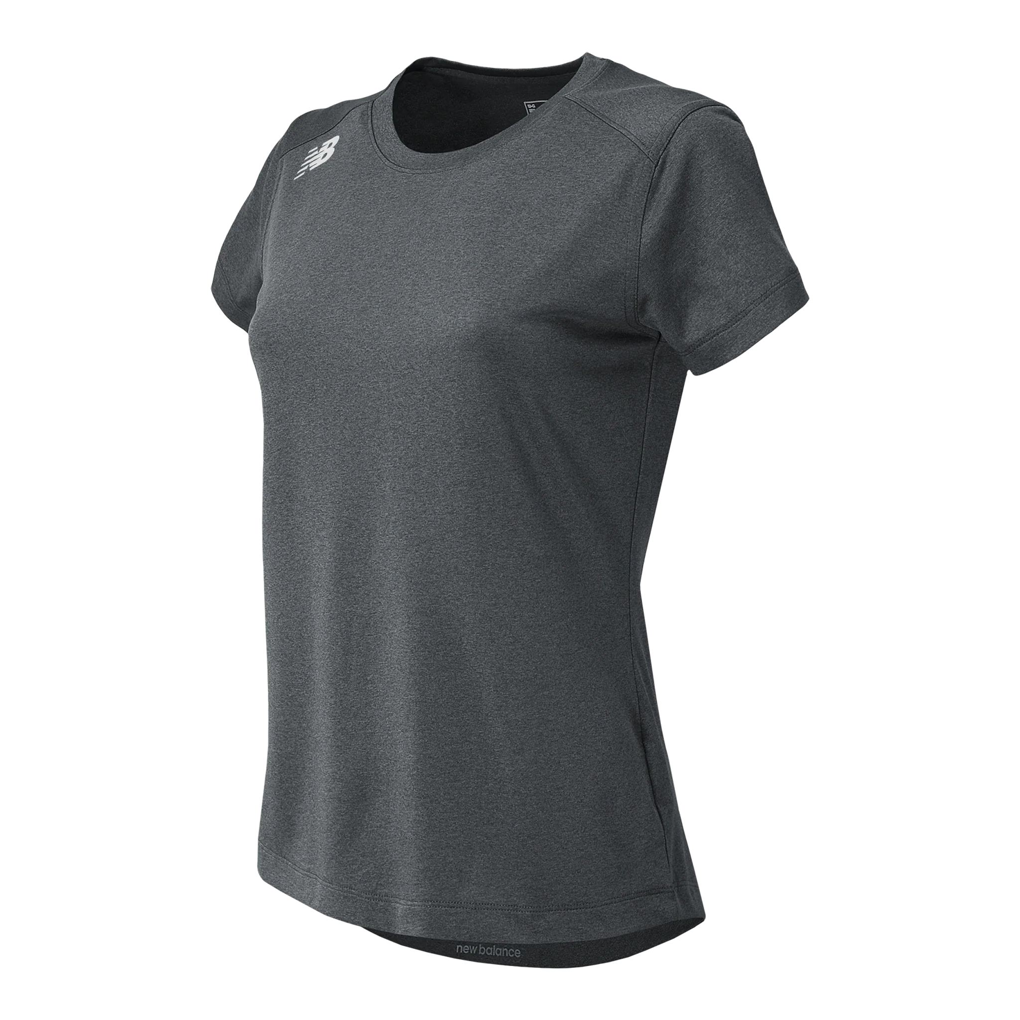 New Balance Women's Tech Tee SS Dark Heather