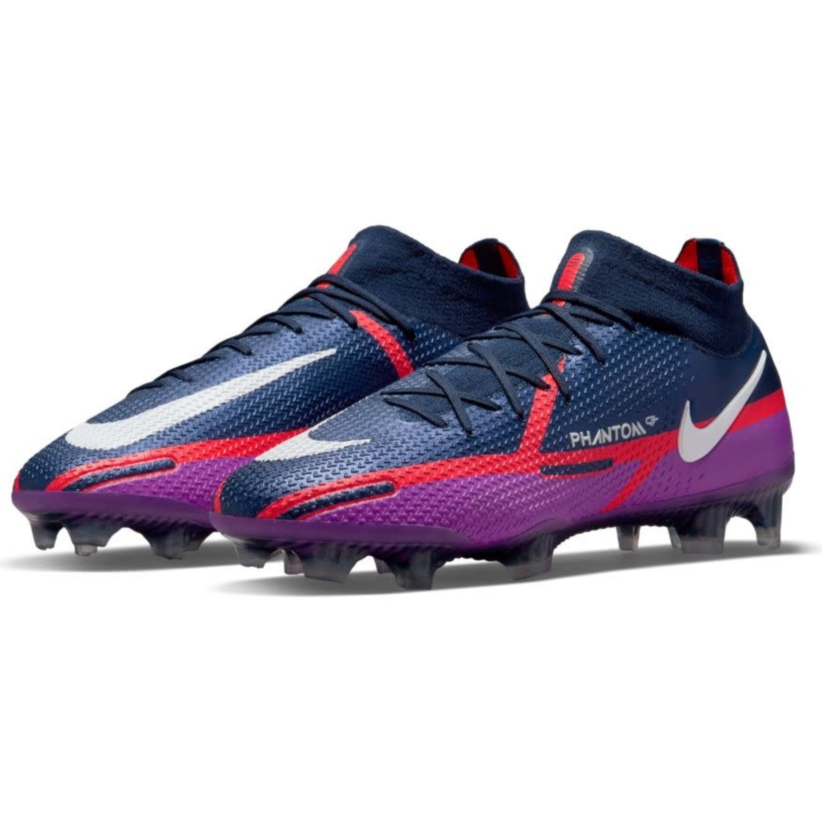 Nike Phantom GT2 Elite FG Firm Ground Football Boots Navy/White/Purple