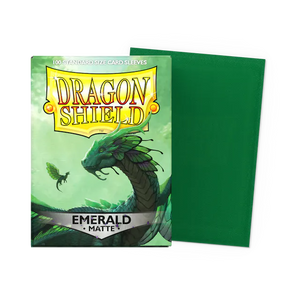 Dragon Shield Sleeves: Matte Emerald (100) - Nerd Herd