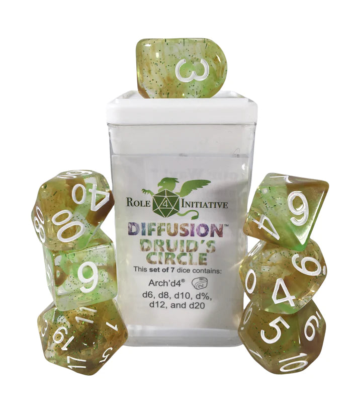 Diffusion Druid's Circle - 7 Piece Dice Set