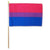Bisexual 12"x18" Flag on a Stick Rainbow Depot Misc.